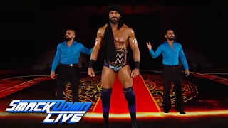 WWE Champion Jinder Mahals jawdropping entrance SmackDown LIVE June 6 2017 [upl. by Gabrila]