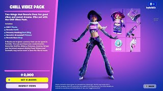 NEW Fortnite Chapter 5 Season 1 Chill Vibez Starter Pack Bundle Full Showcasing [upl. by Asirak504]