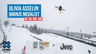 Olivia Asselin Bronze Medalist  Women’s Ski Big Air  X Games Aspen 2022 [upl. by Quar]