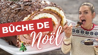 Bûche de Noël de ma mamie recette simple et rapide [upl. by Anerda]