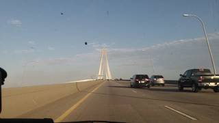 Driving The Arthur Ravenel Jr Bridge 6192017 [upl. by Otrebmal]