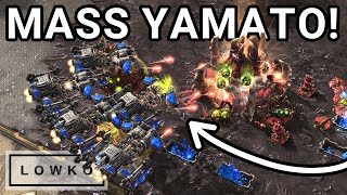 StarCraft 2 GuMihos 15 BATTLECRUISER ARMY vs Solar [upl. by Saidee]