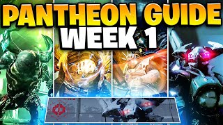 The COMPLETE Week 1 Pantheon Guide Weapons Loadouts amp Platinum Score  Destiny 2 Into the Light [upl. by Enowtna]