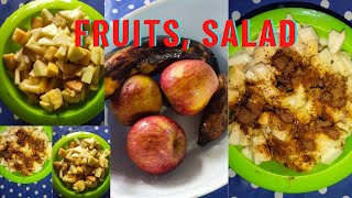 ഫ്രൂട്ട് സാലഡ് fruits salad recipe in Malayalam How to make fruits salad at home Aboosfamily [upl. by Lateh92]