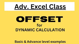 Excel OFFSET Function for Dynamic Calculations  MISSupportJunction [upl. by Asille226]