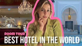 BEST HOTEL IN THE WORLD room tour LA MAMOUNIA  MARRAKECH [upl. by Yadrahc]