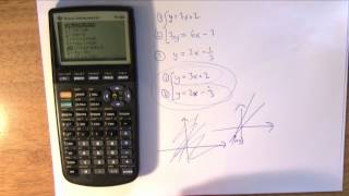 Matematik 2 2c 2b  Hantera grafräknaren del 1 av 2 [upl. by Leiruh]