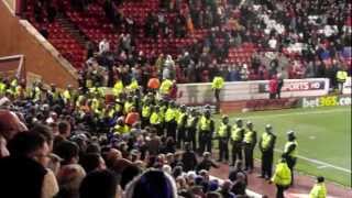 Barnsley v Sheffield Wednesday Owls fans having a Bounce at Oakwell [upl. by Iknarf]