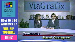 Windows 31 Tutorial ViaGrafix 1992 VHSRip Rarity [upl. by Belda]