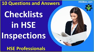 Significance of Checklists in HSE Inspections A Comprehensive Guide  Safety Training [upl. by Olly75]