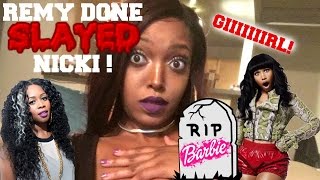 Remy Ma Disses Nicki Minaj  Shether Reaction  Explicit Content  Chesica812 [upl. by Ilysa589]