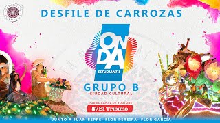 🚨 ondaestudiantil Mirá en vivo el primer desfile CARROZAS del Grupo quotBquot de la FNE 2024🌺 [upl. by Annam]