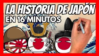 ✅ La historia de JAPÓN en 16 minutos  Resumen rápido y fácil [upl. by Aelam]