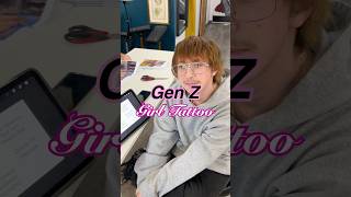 Tattoo Artists on Gen Z Girl Tattoos ✨ tattoo tattooshop tattooartist lgbt femaletattooartist [upl. by Yong]