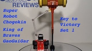 Soundout Review  Super Robot Chogokin  Key to Victory Set 1 [upl. by Elton]