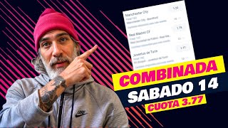 ⚡COMBINADA DE SABADO 14⚡  APUESTAS DEPORTIVAS  FUTBOL EUROPEO [upl. by Zebulon684]