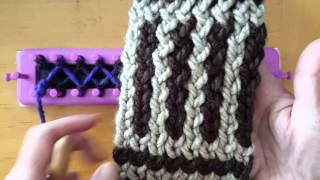 Stockinette Styles on Knitting Loom [upl. by Markland]