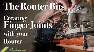 The Router Bits  Creating Finger Joints with your Router [upl. by Nevil]