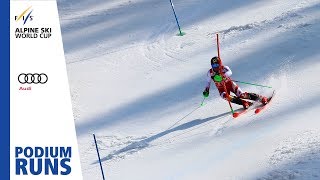 Marcel Hirscher  3rd place  Mens Slalom  Kranjska Gora  FIS Alpine [upl. by Adnuhsal666]