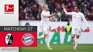 De Ligt Again  SC Freiburg  FC Bayern München 01  Highlights  Matchday 27 – Bundesliga 202223 [upl. by Sokul]