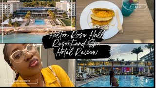 Hilton Rose Hall Resort and Spa Hotel Review Montego Bay  Guess who I met TravelwithQueen [upl. by Acinad172]