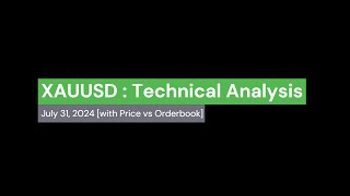 วิเคราะห์ XAUUSD ด้วย Price vs Orderbook 31 กค 2567 [upl. by Harriett751]