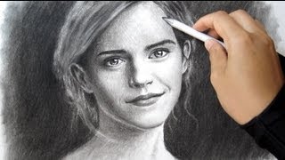 Emma Watson Speed Drawing [upl. by Archangel]