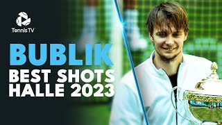 Alexander Bubliks Best Shots From Halle 2023 🤯 [upl. by Akinej]