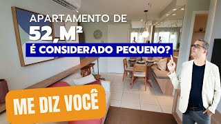 Tour pelo apartamento decorado de 52Mt  Construtora Riva [upl. by Ostraw36]