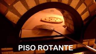 Forno Rotativo Iglu com sistema à gás lenha ou briquetes Lastro Giratório rotante [upl. by Ahsiken211]