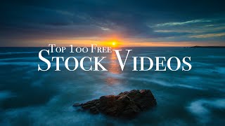 Top 100 Free Stock Videos in 【4K】 No copyright Shots  Free Footage  Royalty free drone shots [upl. by Cathie167]