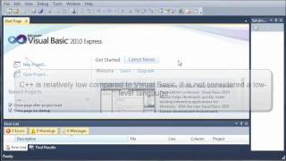 Visual Basic Tutorial  1  What Is Visual Basic [upl. by Tnahsarp]