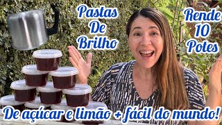 🔴PASTA DE BRILHO DE AÇUCAR E LIMÃO quotMELZUDAquot  A MAIS FÁCIL DO MUNDO [upl. by Janos]