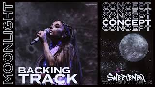 Ariana Grande  Moonlight Backtrack Karaoke Sweetener World Tour Concept [upl. by Ijic748]