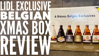 Lidl 6 Exclusive Belgian Ales By Brouwerij Van Steenberge  Lidl Christmas Belgian Ales Review [upl. by Orit123]