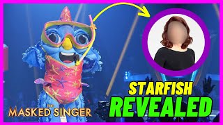 Masked Singer Starfish Reveal  Season 11 [upl. by Charissa]