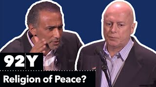 Christopher Hitchens and Tariq Ramadan Debate Is Islam a Religion of Peace [upl. by Pelage623]