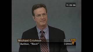 Michael Crichton  Next  CSPAN 2006 [upl. by Anitsuj]