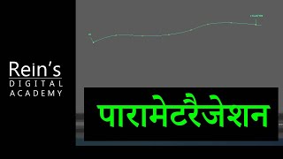 19 Parameterizationparameter of Curve and Surface NURBS components Maya Tutorial in Hindi [upl. by Manlove635]