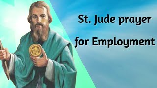 ST JUDE PRAYER FOR EMPLOYMENT [upl. by Mok39]