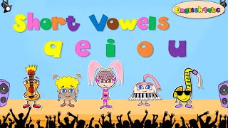 Short Vowels aeiouPhonics Song123 Syllable Words [upl. by Chaiken]