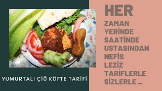 HAMUR YOĞURMA MAKİNESİYLE ÇİĞKÖFTE YAPIMI  6 KİŞİLİK YUMURTALI ÇİĞ KÖFTE TARİFİ [upl. by Eide729]