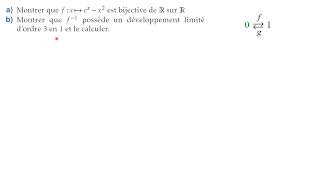 Savoir déterminer le DL dune bijection réciproque [upl. by Shiekh702]