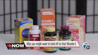 Too much Vitamin C could cause health problems [upl. by Orrocos579]