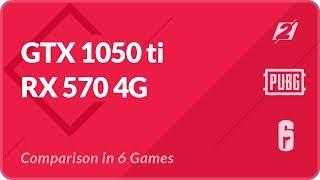 GTX 1050 ti vs RX 570 Benchmark in The Crew 2 PUBG Rainbow Six Siege Assassins Creed Origins [upl. by Infeld227]