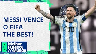 LIONEL MESSI É ELEITO MELHOR JOGADOR DO MUNDO PELA FIFA  Melhor Futebol do Mundo 15012024 [upl. by Anavrin]