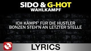 SIDO amp GHOT  WAHLKAMPF AGGROTV LYRICS KARAOKE OFFICIAL VERSION [upl. by Symons]