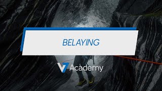 Canyoning Techniques  Belaying from Above  Level 2  V7 Academy [upl. by Mcnair766]