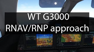 MSFS WT G3000 RNAVRNP approach tutorial MG HJet [upl. by Erida]