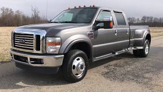 2008 Ford F350 Dually 4x4 Lariat 64 Diesel Dark Shadow Gray SOLD [upl. by Tinya232]